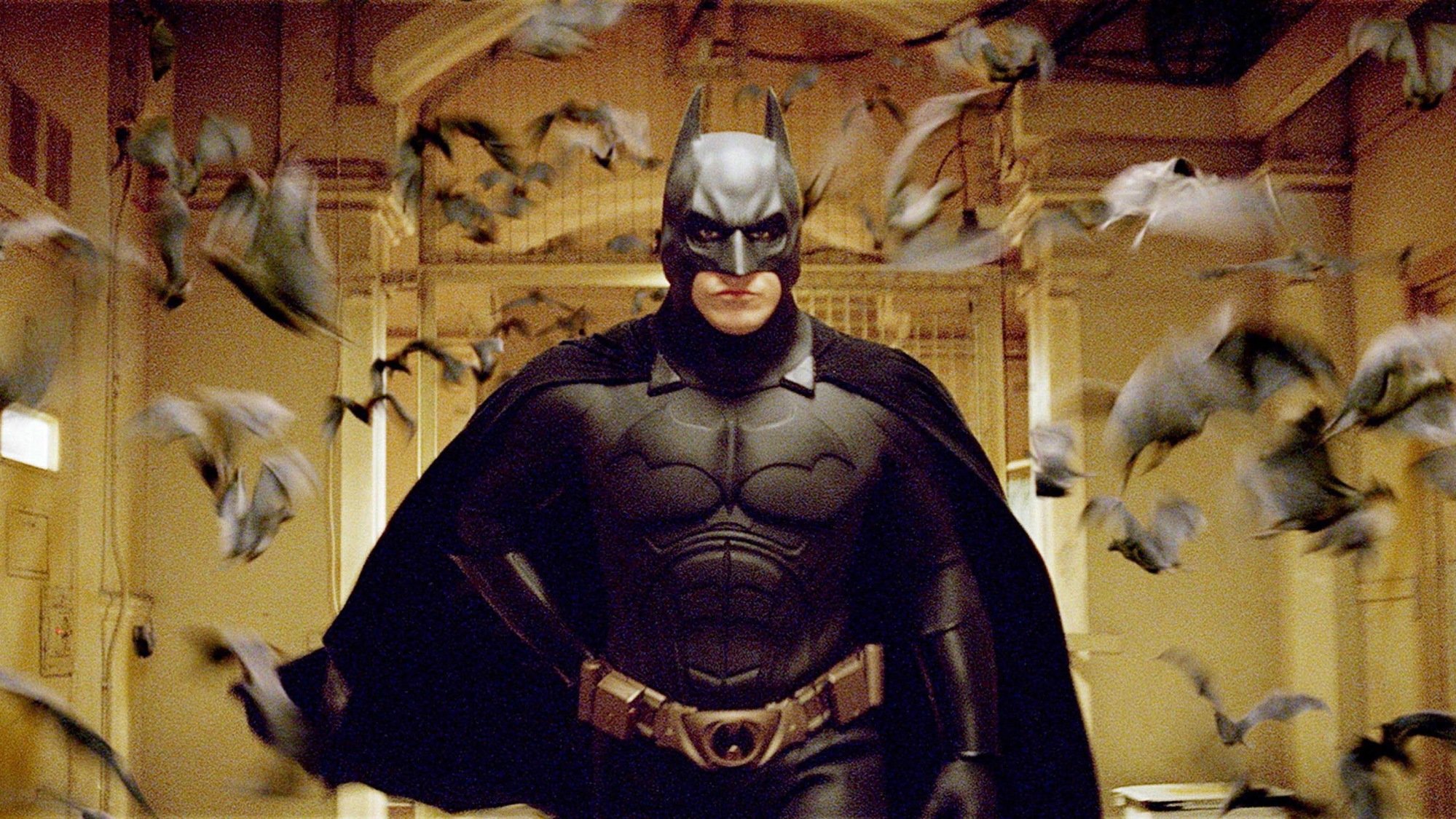 Christian Bale plays the dark knight in "Batman Begins."