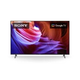 Sony 75-inch X85K 4K Google TV on a white background