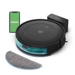 iRobot Roomba Combo Essential Robot Vacuum & Mop (Y0110) - Easy to use, Power-Lifting Suction, Vacuums and mops, Multi-Surface Cleaning, Smart Navigation Cleans in Neat Rows, Self-Charging, Alexa