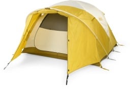 REI Base Camp 4 Tent in desert moss colorway