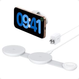 anker 3-in-1 wireless charger with iphone