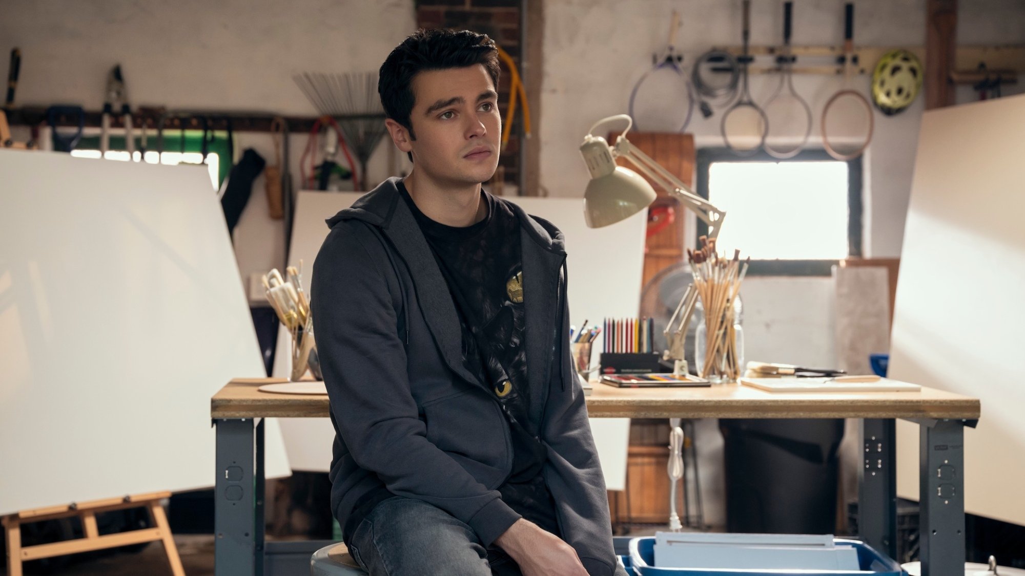 Felix Mallard as Marcus in "Ginny and Georgia."