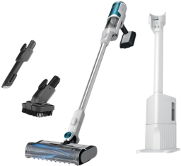 the shark clean& empty vacuum with emptying base