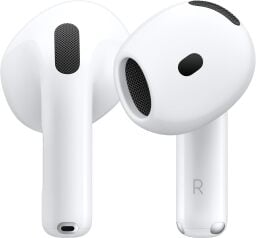 AirPods 4 appear on a white background.