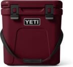 Yeti Roadie cooler in wild vine red