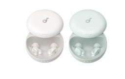 the two colorway options for the Anker Soundcore Sleep A30 earbuds