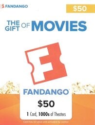 Fandango $50 gift card