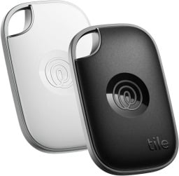 a two-pack of Tile Pro Bluetooth trackers