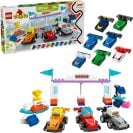 Lego Duplo Town F1 Team Race Cars and Drivers set