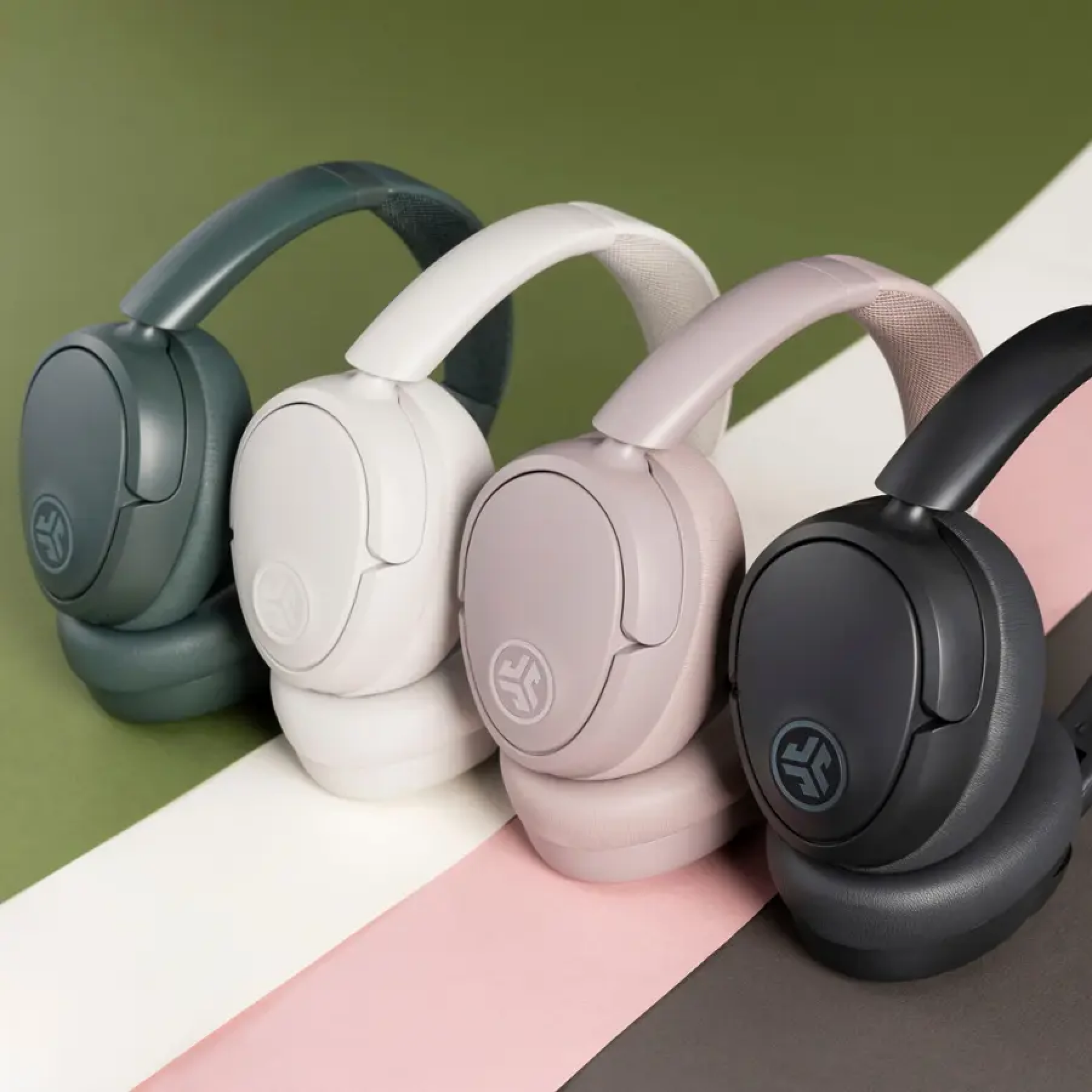all colors of the jlab jbuds lux anc headhphones